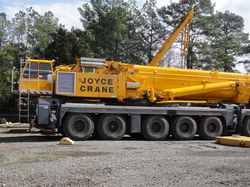 Large yellow crane